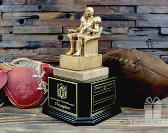 Golden Throne -  Personalized Fantasy Football Trophy