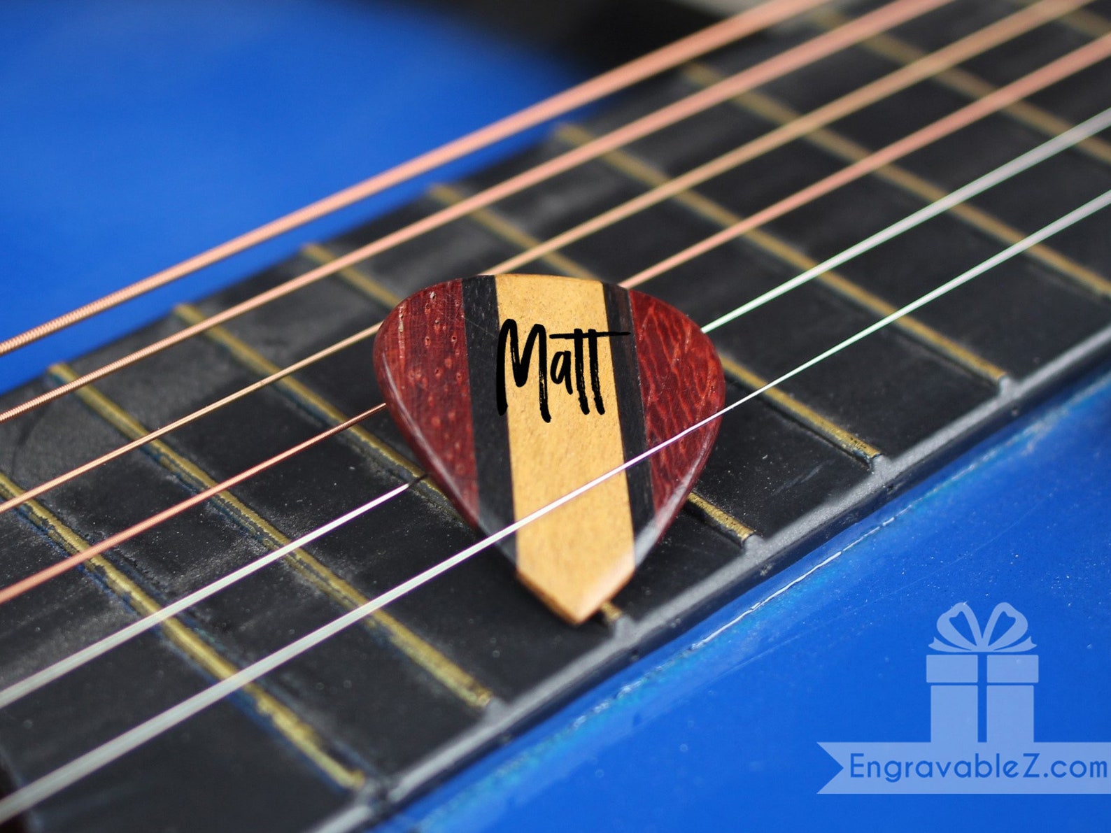 Ebony guitar pick