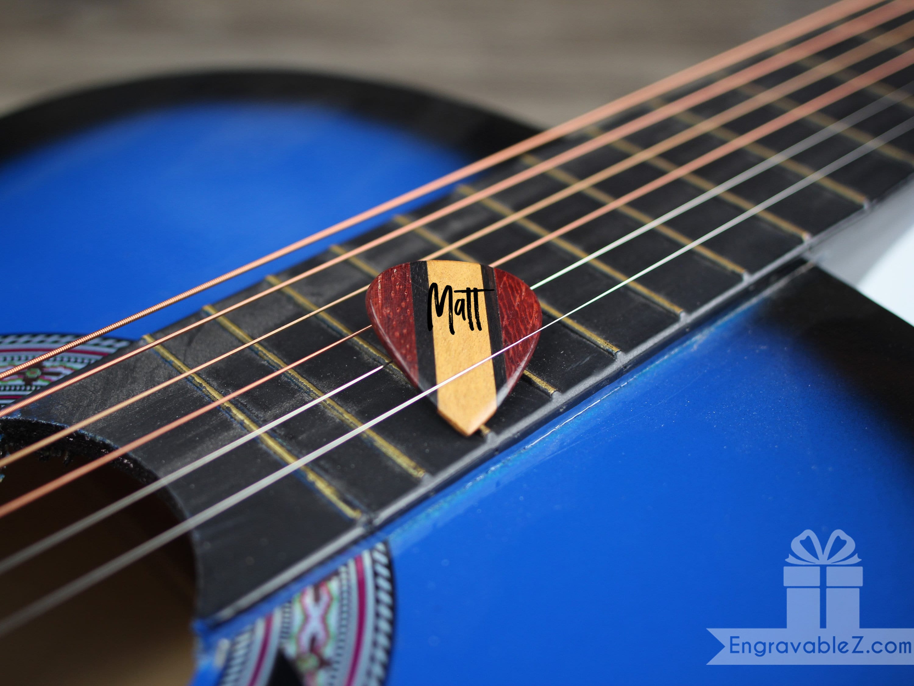 ebony guitar pick