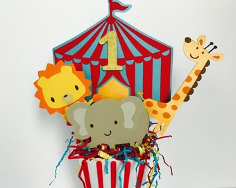 Circus Party Centerpiece, Carnival Birthday Centerpiece, Circus Birthday, 1st Birthday