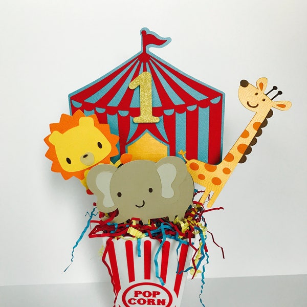 Circus Party Centerpiece, Carnival Birthday Centerpiece, Circus Birthday, 1st Birthday