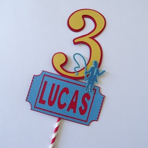 Carnival Birthday Cake Topper, Circus Party Cake Topper, Personalized Cake Topper