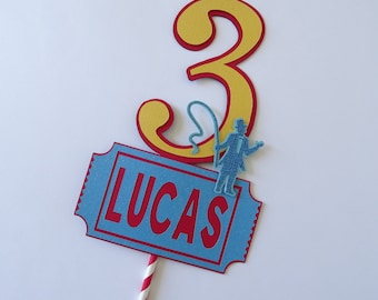 Carnival Birthday Cake Topper, Circus Party Cake Topper, Personalized Cake Topper