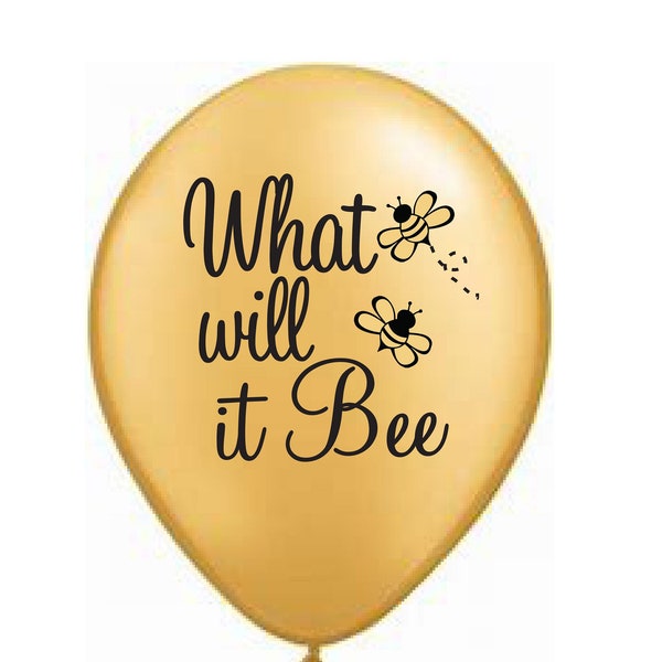 What Will It Bee, What Will It Bee Balloons, Gender Reveal Balloons, What Will It Bee Baby Shower, Gender Reveal, What Will It Be