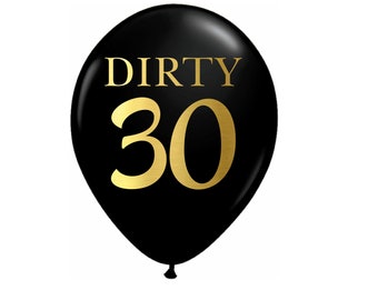 Dirty Thirty Decor Etsy