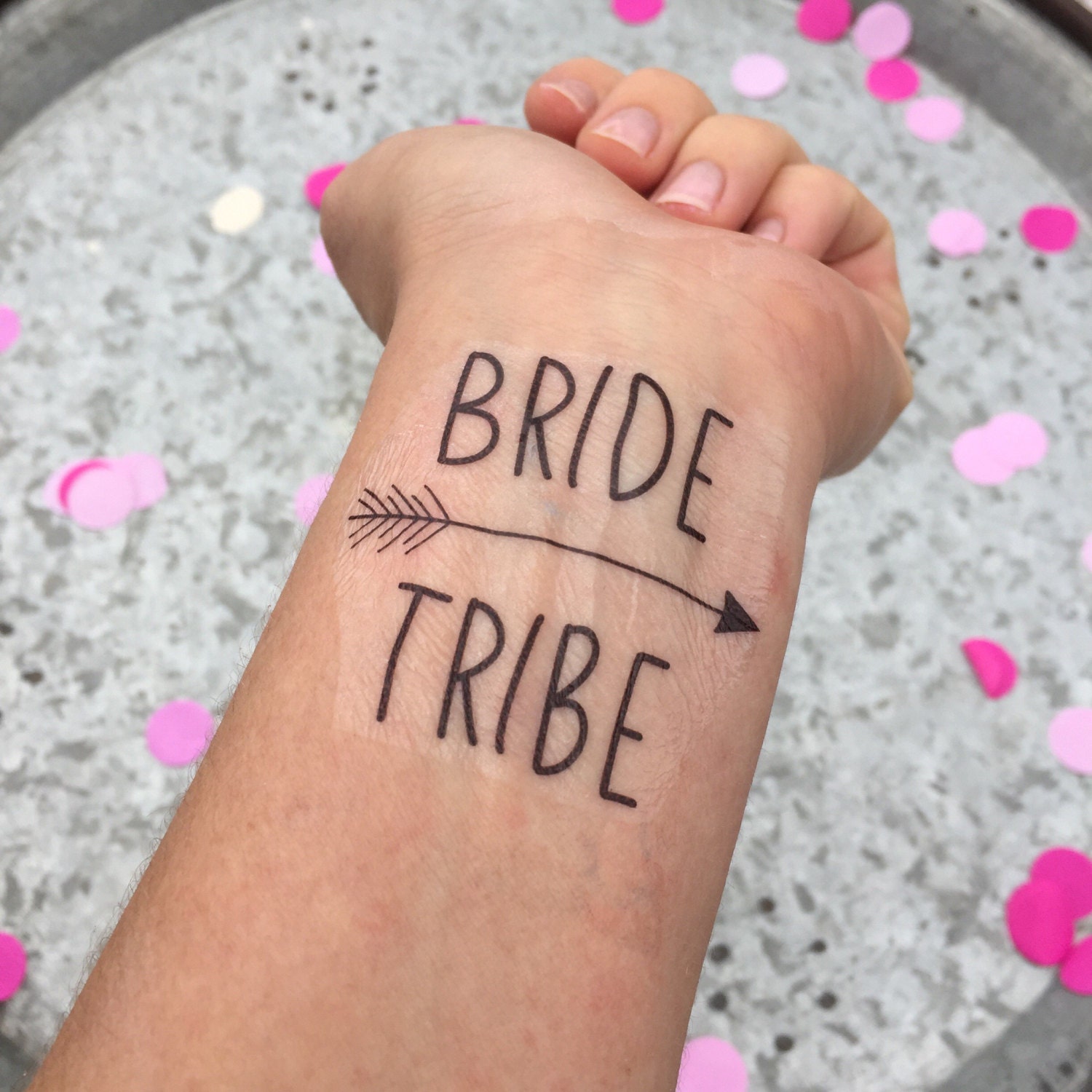 Bride Tribe Bride Tribe Arrow Tattoo Bachelorette Party - Etsy Israel