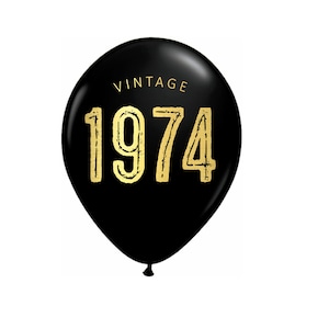 Serviettes de table 50e anniversaire, vintage 1974, décorations 50e anniversaire, serviettes cocktail cinquantième, serviettes pour boissons estampées à chaud image 5
