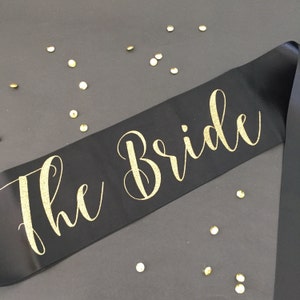 The Bride Sash, Bachelorette Sash, Bridal Party Sash, Bachelorette Party, Bride To Be Sash, Bachelorette Party Sash, Engagement Gift, Bride image 7