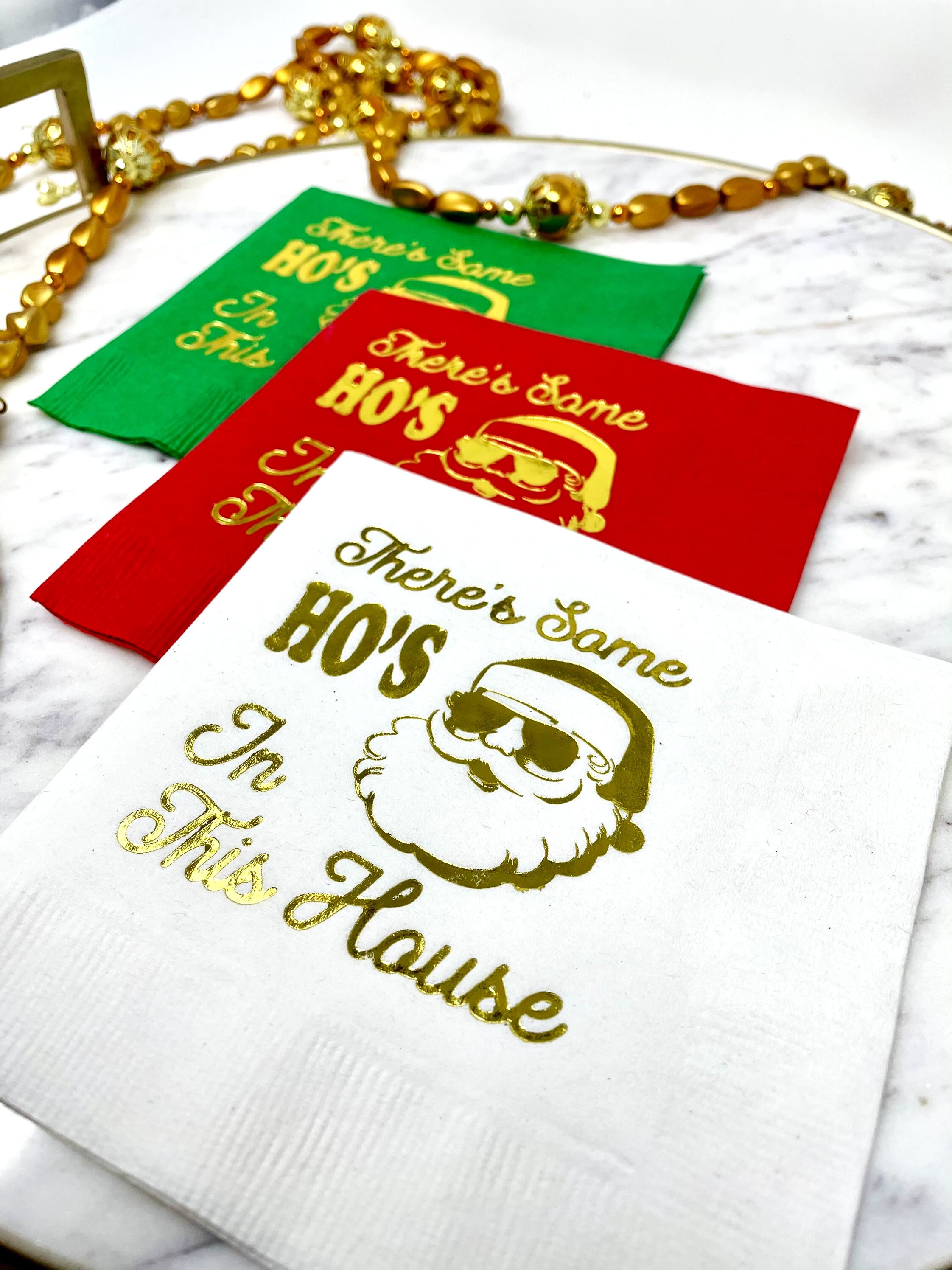 There's Some Ho Ho Hos In This House Christmas Santa Gifts Digital Art