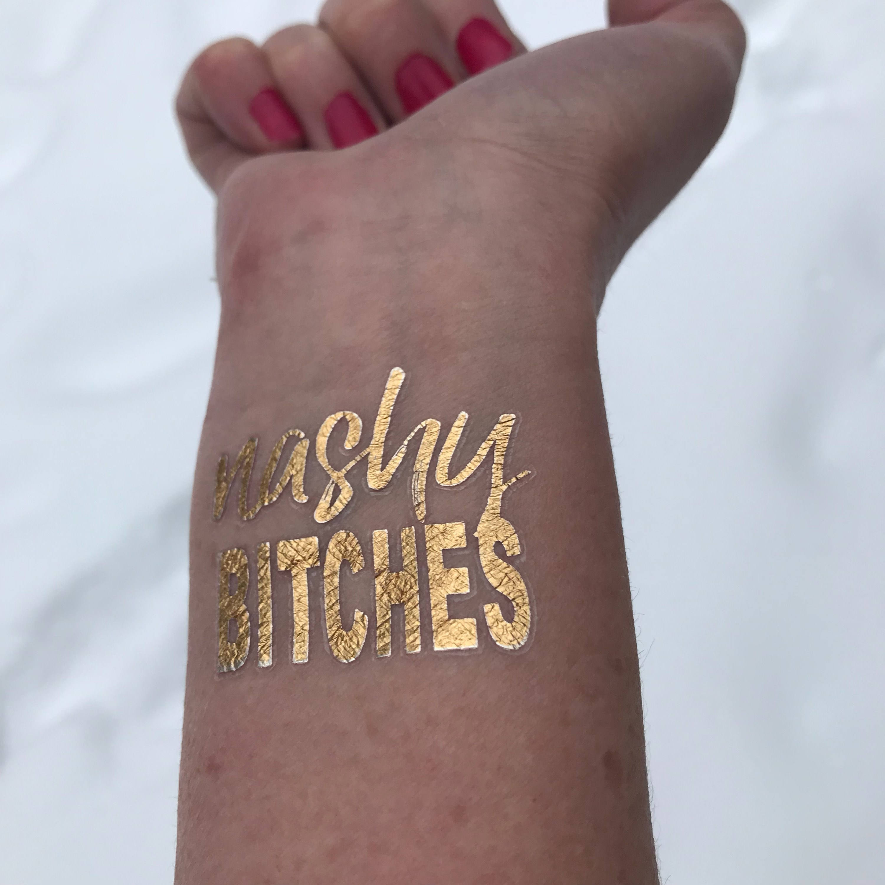 Nash Bash Tatouage Chiennes Nashy Partie De Bachelorette Etsy France