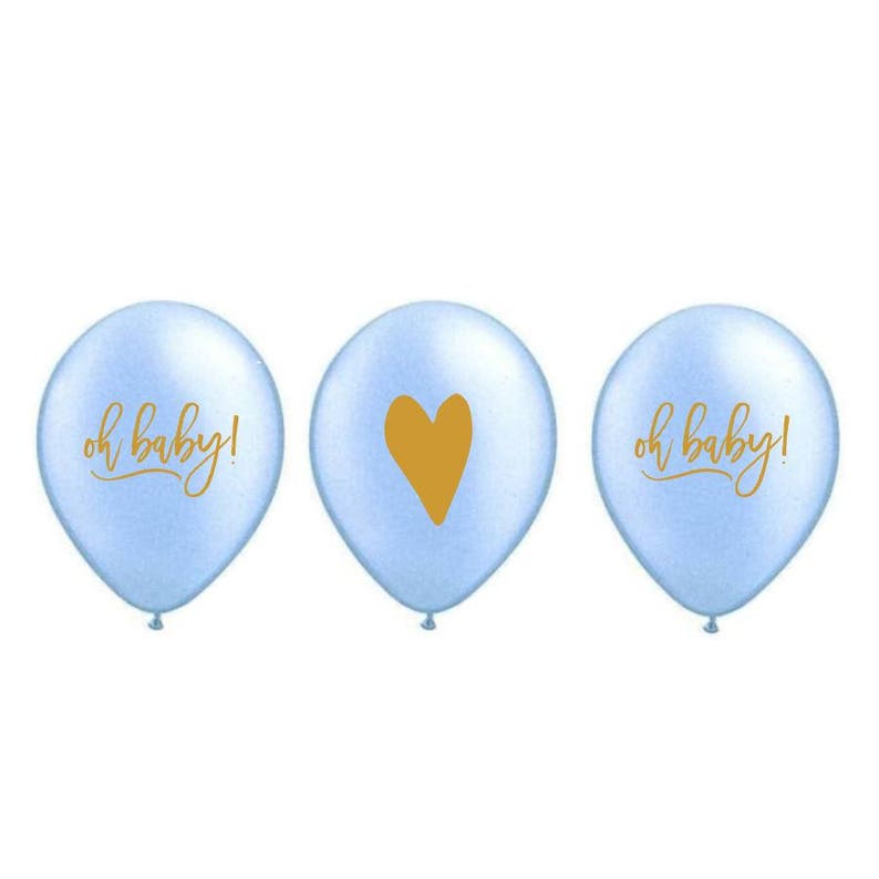 Oh Baby Balloon Baby Shower Decor Baby Shower Decoration Baby Shower Balloons Gender Reveal Gender Reveal Balloons Baby Boy Blue