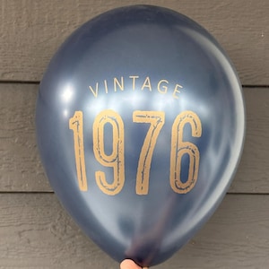 50th Birthday Napkins: Vintage 1976 - Party Decorations - Various Colors - Set of 20+ image 8