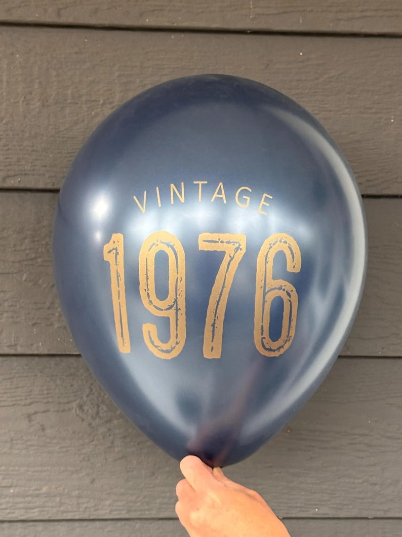 50th Birthday Napkins: Vintage 1976 - Party Decorations - Various Colors - Set of 20+ image 8