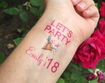 lanzybear's birthday party wouldn't have been complete without tattoos that  aren't forever! With flash tattoos that last 1-3 years, you…