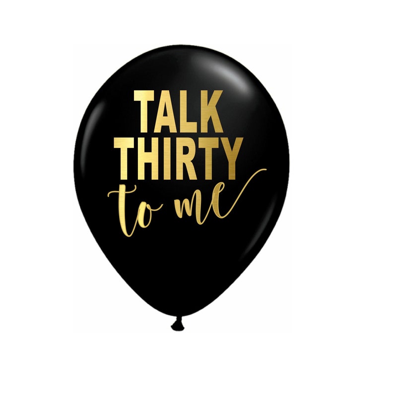 Talk Thirty To Me, 30th Birthday Napkin, Dirty Thirty, Dirty 30, 30th Birthday Decoration, Hot Foil Stamped, Table Decor, Cocktail Napkin image 5