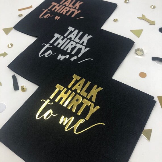 Paper Party Supplies Napkins 30th Birthday Decorations Talk Thirty To paper-party-supplies-napkins-30th-birthday-decorations-talk-thirty-to