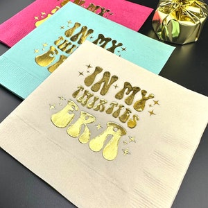In My Thirties Era - 30th Birthday Napkins - Birthday For Her - Thirtieth Cocktail Napkins