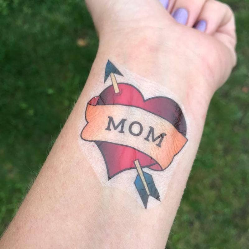 Love u Mom tattoo by   Sachin tattoos art gallery  Facebook