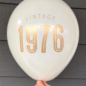 50th Birthday Napkins: Vintage 1976 - Party Decorations - Various Colors - Set of 20+ image 7