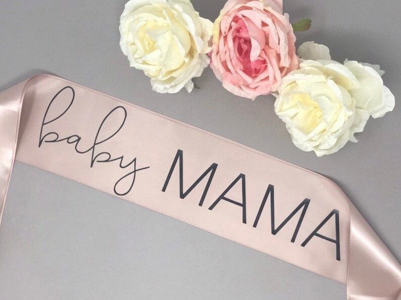 Baby Mama Mommy to Be Sash Mom to Be Baby Shower Sash Etsy
