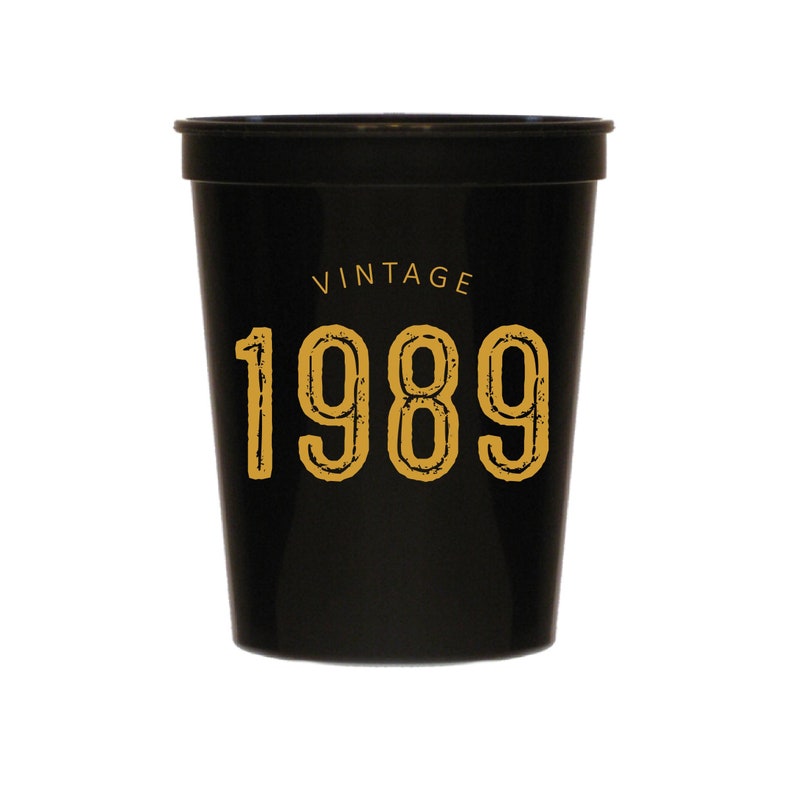 Vintage 1989 30th Birthday Cups 30th Birthday Decorations Etsy