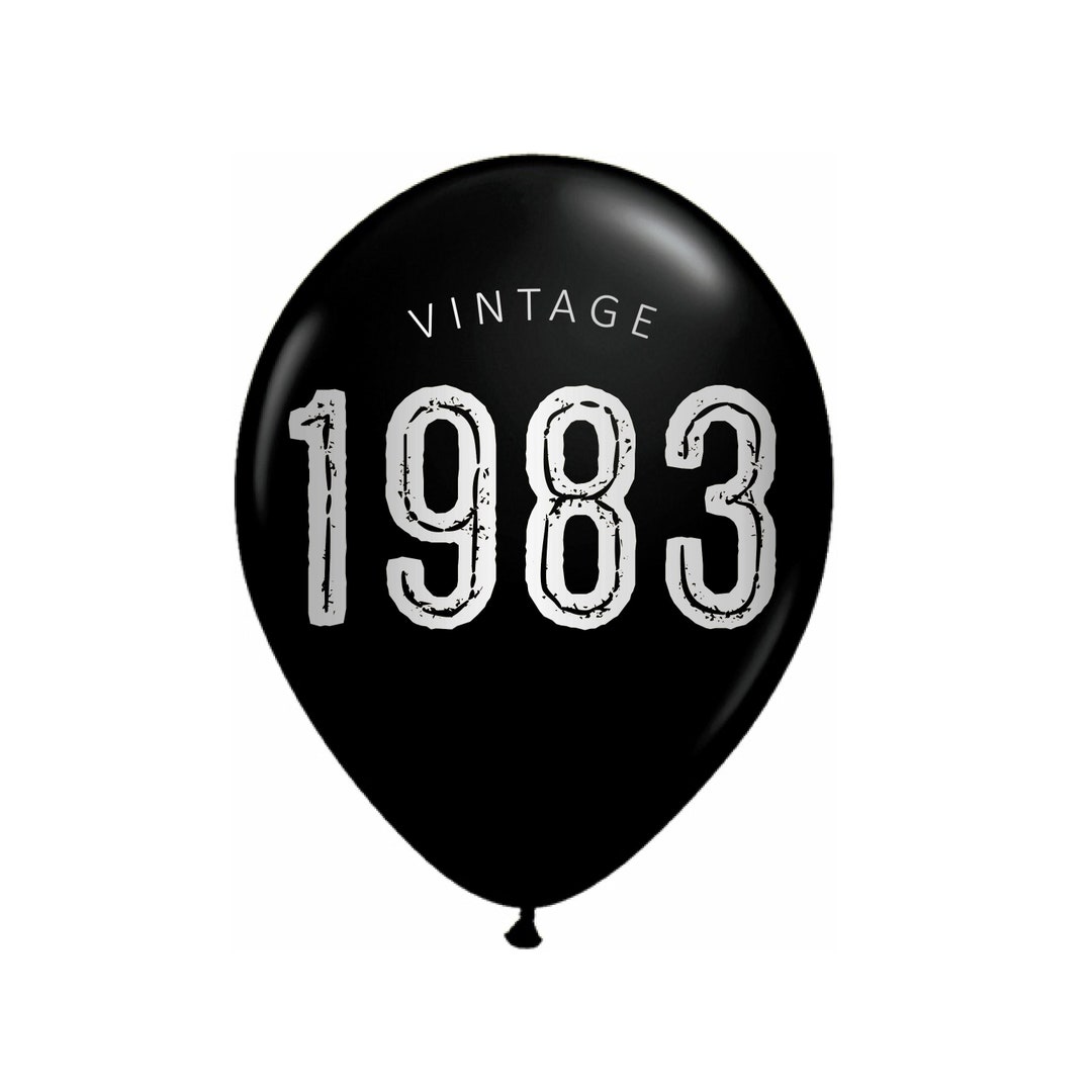 40th Birthday Balloons Vintage 1983 40th Birthday Etsy 40th Birthday Balloons Vintage 1983 40th Birthday Etsy