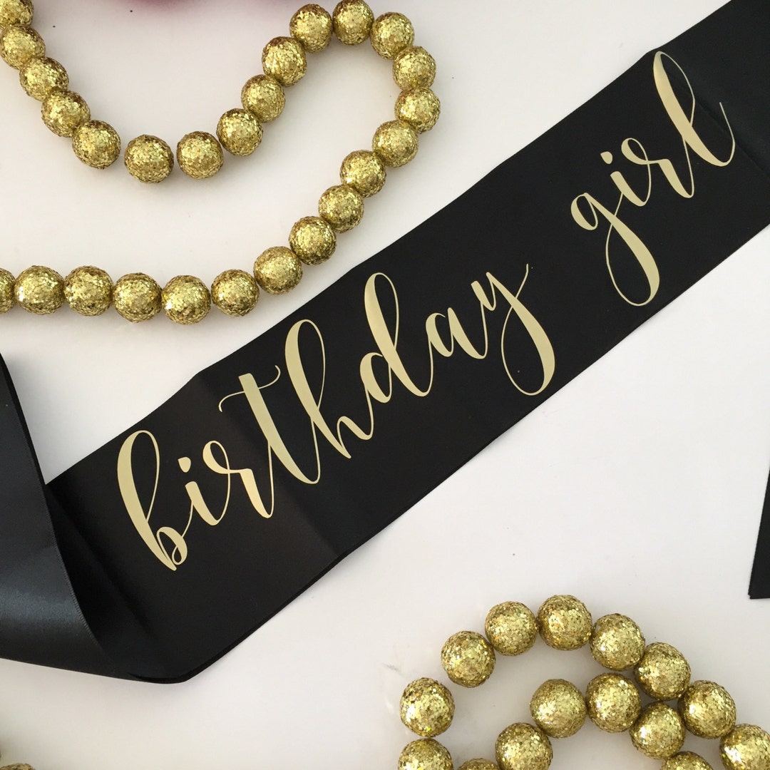 Birthday Girl Sash, Birthday Sash, Party Sash, Birthday Gift Sash — free download