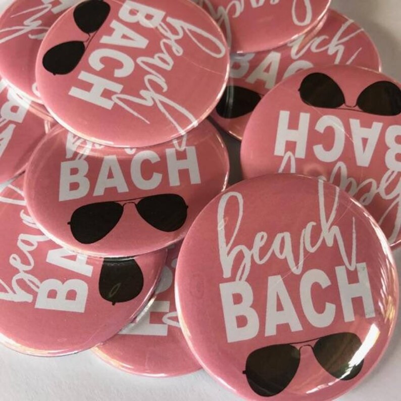 Bachelorette Party Pins Beach Bach Party Bachelorette Party Etsy
