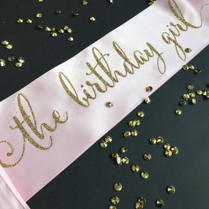 Birthday Girl Sash, The Birthday Girl, Party Sash, Birthday Sash, Girls Night Out, Girls Night, Birthday, Birthday Party, Dirty 30, 21, 16 image 5