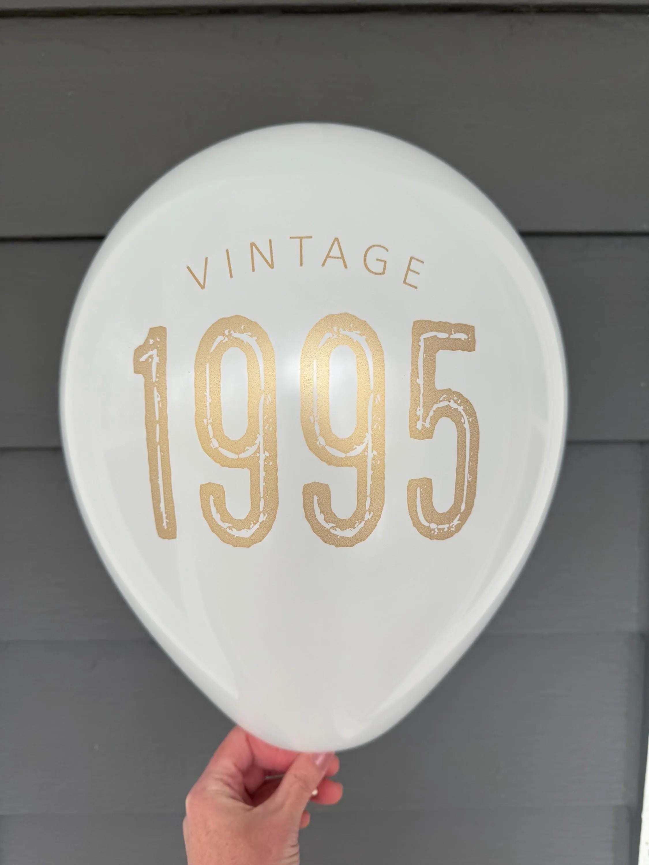 VOWFOO Cocktail-Servietten Zum 30. Geburtstag – Vintage 1995 Design, 100 Stück, Zweilagig, 12,7 X 12,7 Cm
