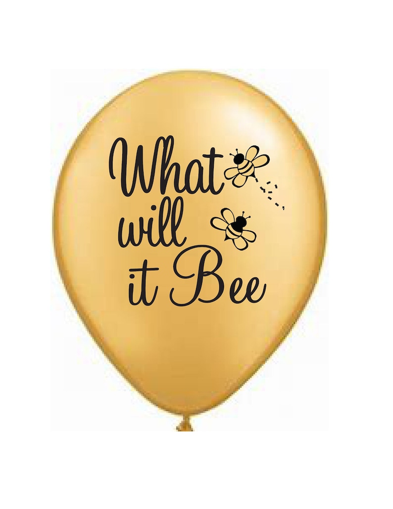 What Will It Bee, What Will It Bee Balloons, Gender Reveal Balloons, What Will It Bee Baby Shower, Gender Reveal, What Will It Be image 1