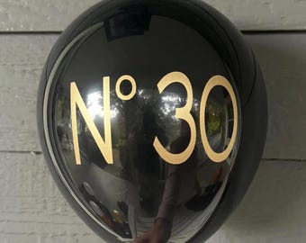 Decorazione Per 30° Compleanno 30° Compleanno Uomo E Donna Colore Nero