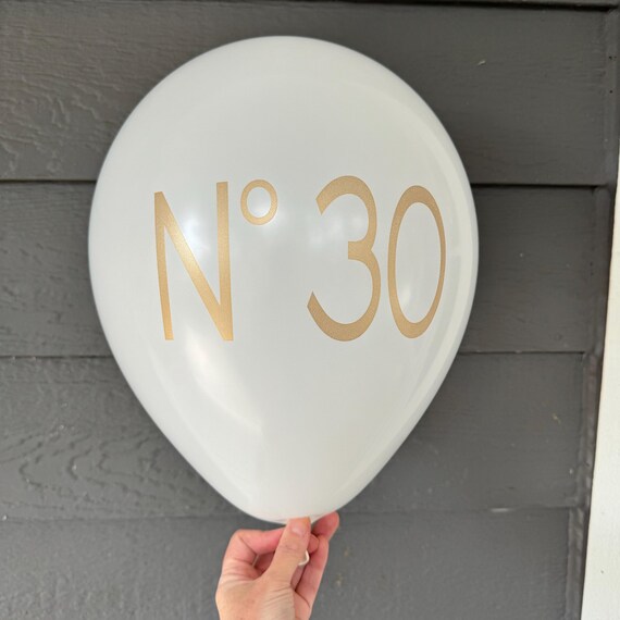 Goldener „30“ Geburtstags-Ballon – 100 Cm Große Zahlen-Deko | Aus Aluminium | Für Innen & Außen | Wiederverwendbar
