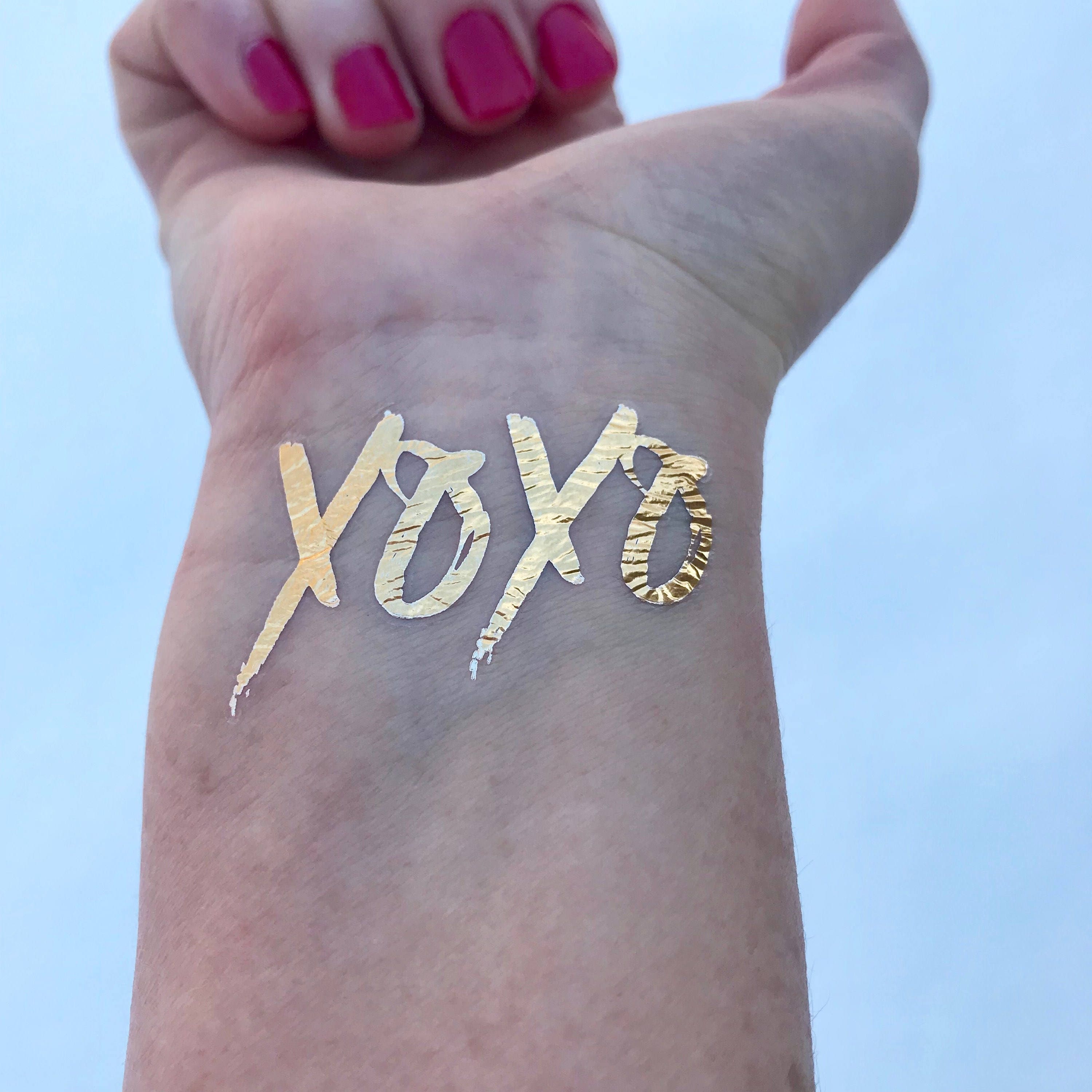 Bachelorette Tattoo XOXO Tattoo Flash Tattoo Gold Tattoo - Etsy Bachelorette Tattoo XOXO Tattoo Flash Tattoo Gold Tattoo - Etsy
