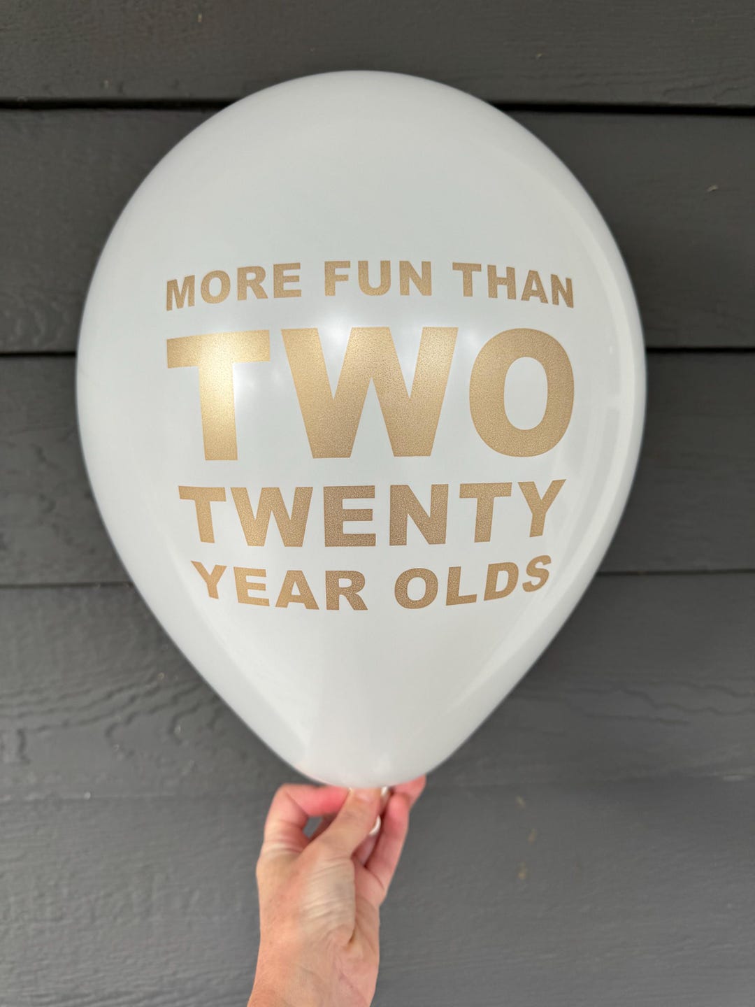 40th Birthday Balloon - More Fun Than Two Twenty Year Olds – 40th ...