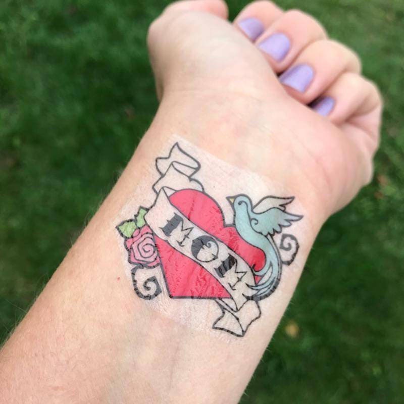 Maman Tatouage Tattoo Coeur Photo Prop Photo De Bebe Bebe Etsy