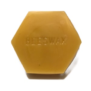1 Pfund. Kosmetischer Bienenwachsblock Hexagon