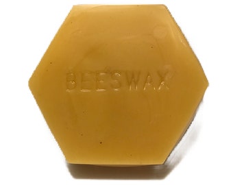 1 lb. Cosmetic Grade Beeswax Block Hexagon