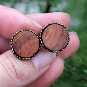 cufflinks groom gift mens AccessoriesForhim mens Cuff Links wood cufflinksFormen wood jewelry Cuff Links image 7