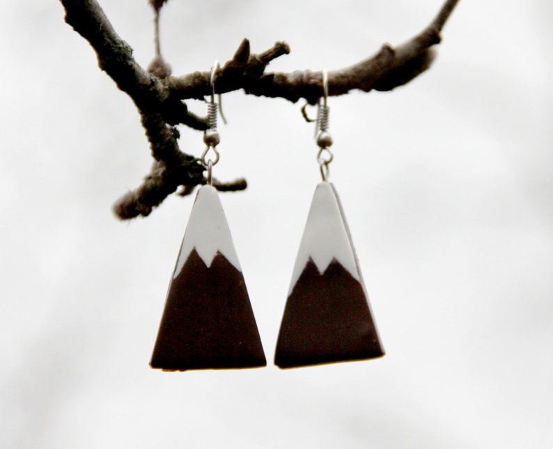 Mountains Jewelry Mountains Earrings Boho Earrings Boho Jewelry birthday gift for friend Unique earrings colorado jewelry Housewarming gift