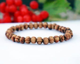 hombres pulsera apilable pulsera de madera pulsera de madera joyería tribal pulsera de madera madera pulsera de madera joyería de madera joyería tribal joyería