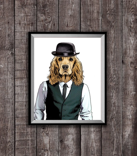COCKER SPANIEL POSTER ANIMAL Unique Photo Art Print Gift Cat Dog Lovers
