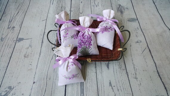 Scented Lavender Sachet Bags in Bulk Sealed and Stamped Pouches Dried  Flower Mini Bouquet Wedding Favors Bridal Baby Showers 