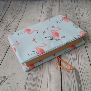 Notebook cover, journal reusable book cover, fabric book cover, book sleeve