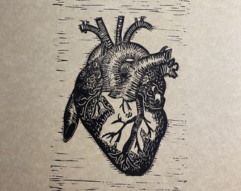 Corazón. Impresión en tamaño A4.