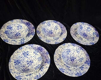 PRICE DROP!! ~Vintage- Royal Tudor Bouquet dinnerware