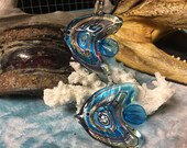 SUPPLY Tropical Fish Glass Pendant Hand Blown Glass Pendant Murano Glass Fish. B2-46 00222