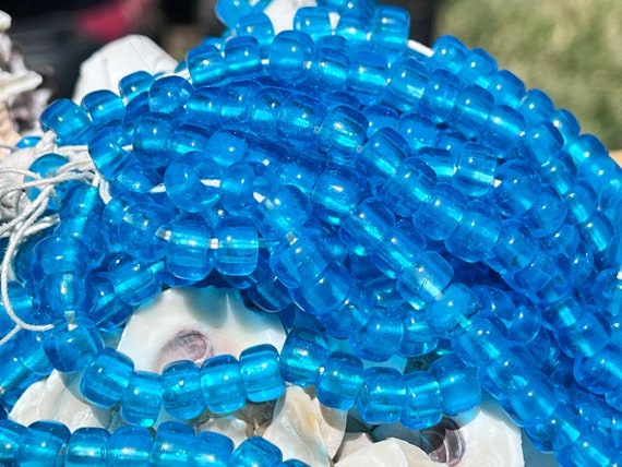SUPPLY: 500pcs Colorful Glass Crow Roller Flat Beads Macrame Beads Small  Glass Beads SKU 19-E2-00003351 