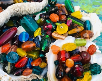 Large glass cheap beads bulk