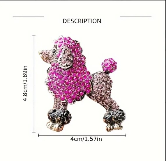 Haoyueer Collare per cani con strass, regolabile, con borchie di cristalli scintillanti, in vera pelle, per cani di piccola e media taglia (M, fucsia